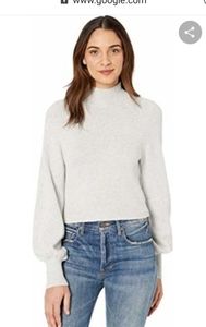 Bcbgmaxaria turtleneck cropped sweater